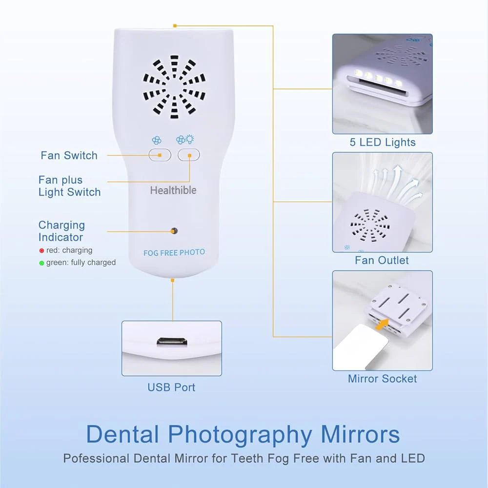 Anti-Fog Mirror for Dental Photography