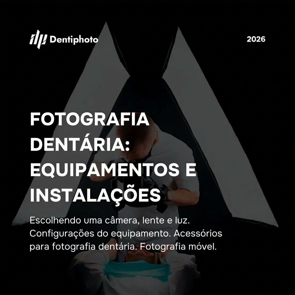 Guia: Equipamentos e acessórios de fotografia odontológica de A a Z (Português)