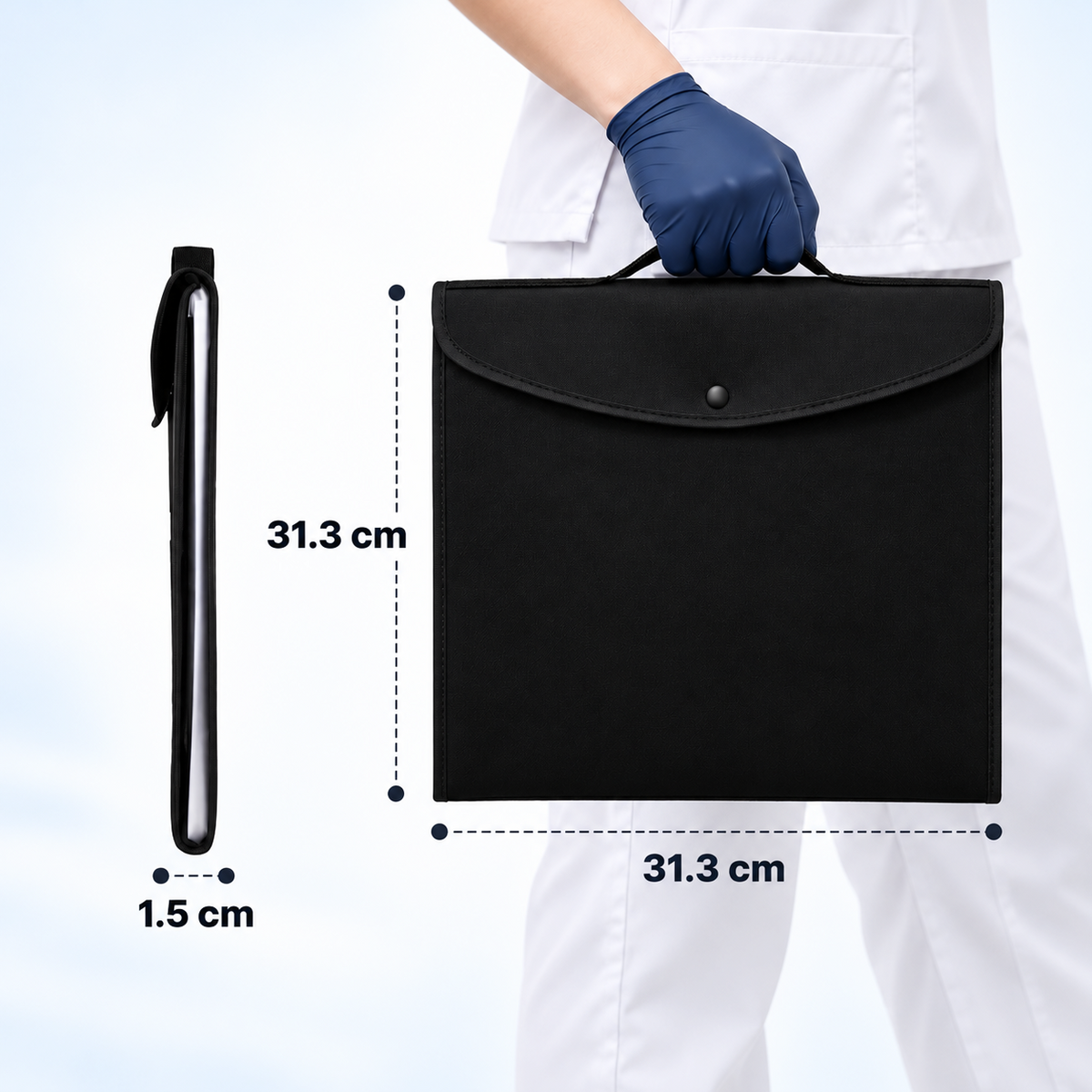 歯科模型撮影用ライトボックスセット 32 cm — LEDパネル付きソフトボックステント