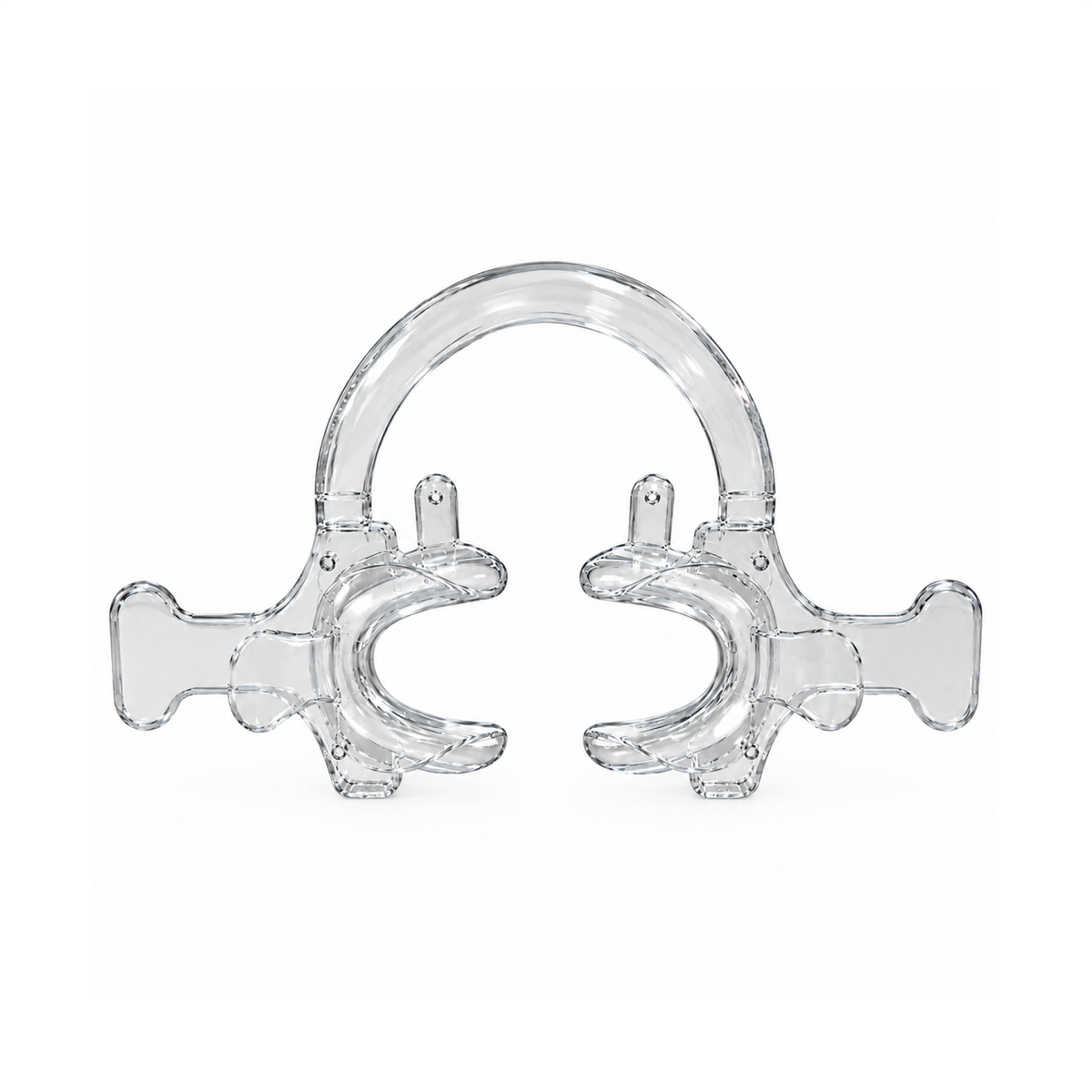 Transparent C-Shape Cheek Retractor for Dental Photography — Clear Lip Retractor, Autoclavable