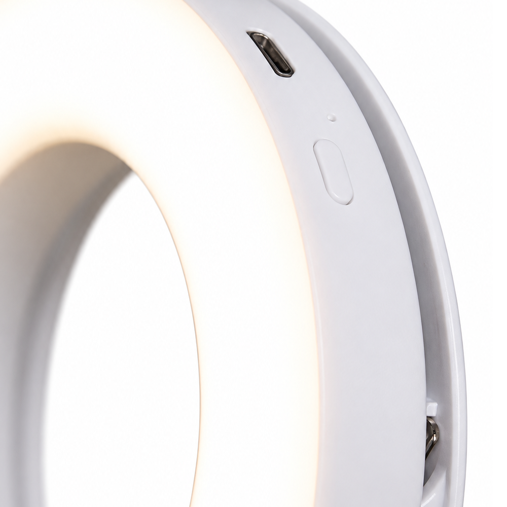 Mini lampe annulaire pour photographie dentaire et portrait