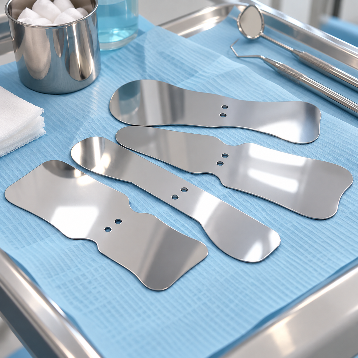 Premium Stainless Steel Intraoral Mirror for Dental Photography — Autoclavable, Distortion-Free