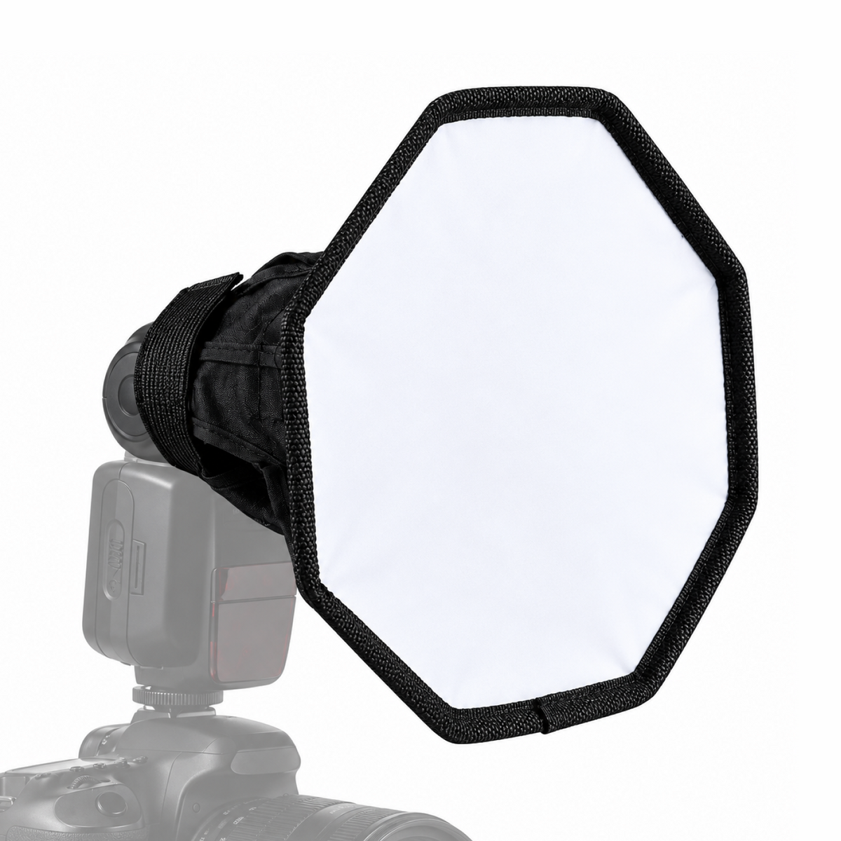 Softbox universelle de 20 cm pour la photographie dentaire — diffuseur pour flashs cobra d’appareil photo