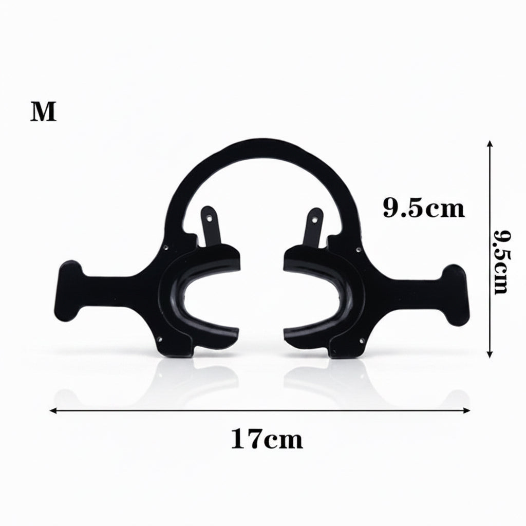 Black C-Shape Retractor - Dentiphoto